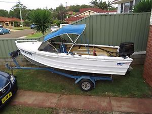 Quintrex Breezabout Aluminium Boat with motor