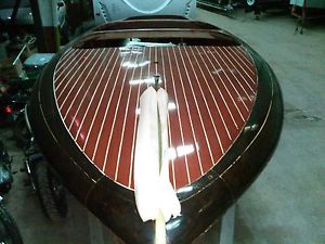 1942 19' Chris Craft Custom (Barrel Back) antique classic wood boat