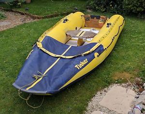 Tinker traveller double tubed, inflatable rib, sailing dingy, life-raft foldaway