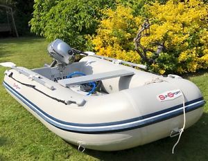 Sunsport AIB265 tender + HONDA 2.3 hp outboard engine 2.7 meter dinghy boat