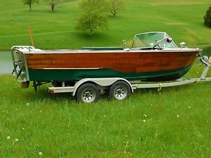 BEAUTIFUL AND RARE 1964 CENTURY RESORTER 19' WITH BIG BLOCK FORD- NICE TRAILER!