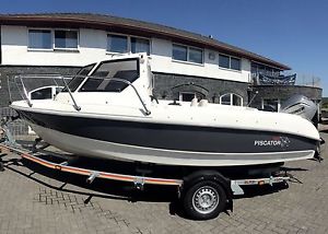 Piscator 580 Mariner 90 outboard for fishing and sea angling
