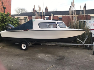 Fishing Boat 16ft White
