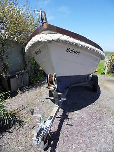 Falmouth Bass Day Boat /Sailing /Fishing Boat 15ft 10" NO RESERVE Mercury stroke