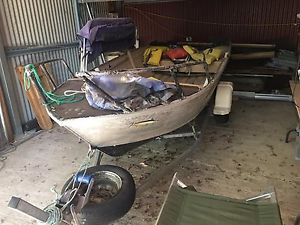 12ft tinny and trailer, depth sounder, lots of extras