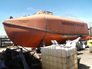LIFEBOAT,EX OILRIG, 10.15M,34ft,LOW HOURS DIESEL,£5500.FREE DELIVERY.