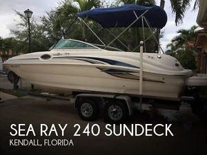2000 Sea Ray 240 Sundeck