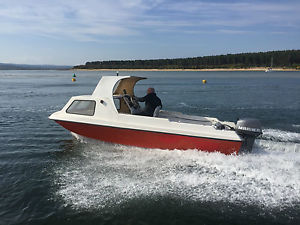 Sea Scout, Cathedral Hull Fishing Boat    Mariner 40hp Outboard