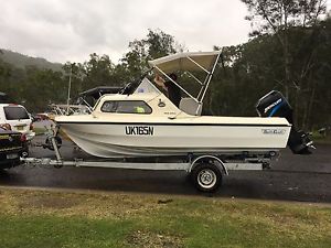 Swift Craft Seagull 16ft half cabin fully restored boat and trailer