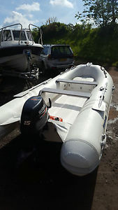 Sea Swift 380 Rib Tender Fun Boat Suzuki DF15 Four Stroke Trailer 2010
