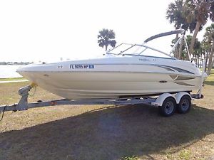 2004 SEA RAY SUNDECK 200, FULL BOAT COVER, PRISTINE CONDITION, BIMINI TOP