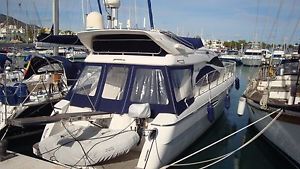 THIS STUNNING 2000 ASTONDOA 46 FLY BRIDGE CRUISER IN, MALAGA. P/X LARGER CRUISER