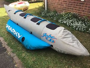 Jobe Sharky banana inflatable towable jet ski boat ect