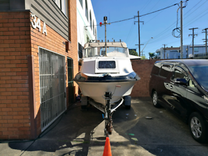 SEAFARER BOAT WITH POWERFUL 115CET YAMAHA MOTOR GOOD CONDITION