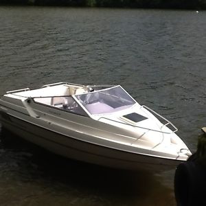 Fletcher 18ft sportscruiser boat with trailer