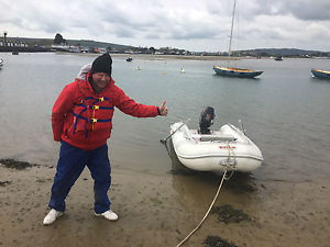 RIB Boat with Suzuki 15 HP 4 stroke outboard engine