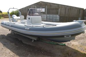 HIGHFIELD 590 RIB BOAT WITH HONDA 100HP 4 STROKE OUTBOARD