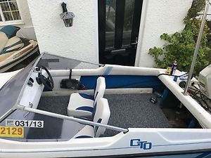 14.5ft fletcher speedboat 55hp Suzuki outboard               boat wakeboard ski