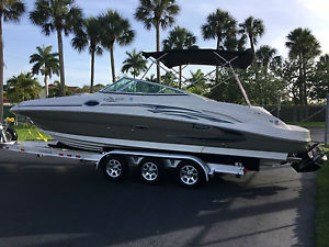 2006 Sea Ray 270 Sundeck 6.2 Mercruiser Serviced Detailed Covers Carpets Low Hrs