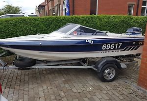 FLETCHER ARROWFLASH GTO 15FT SPEEDBOAT EVINRUDE 85HP OUTBOARD ROLLER TRAILER ETC