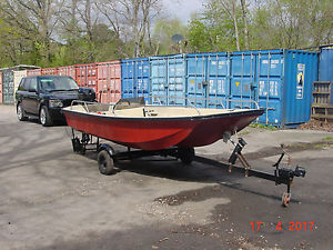 dory 13 boat with  Mercury Outboard 15 4 stroke boat engine