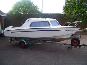 2 Berth day boat cabin cruiser, Outboard and Trailer