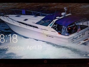1987 SEARAY EXPRESS 39 Foot YACHT Total length 41.5 �� House one the water!!