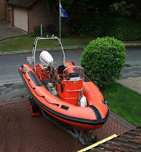 Rigid Inflatable Dive Boat