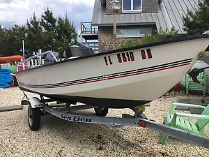 1990 Hobie  13 power skiff