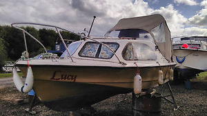 SHETLAND 16 FT 535 2 BERTH RIVER CRUISER BSS 2020 15 HP KEY START OUTBOARD