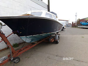 GRP Fast Fisher, cabin cruiser 20ft with trailer