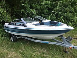 1988 Bayliner Capri Boat and trailer. Needs work, get CHEAP