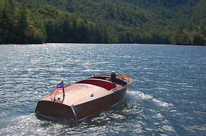1937 Chris Craft 17 double cockpit forward runabout ,fully restored,full cover,