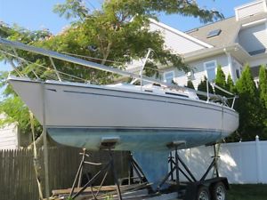 1984 25th Anniversary CAL 24' Sailboat with Tandem Trailer