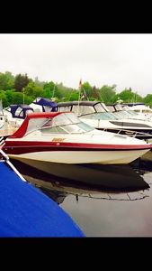 Crownline Motor Boat. Motor cruiser. Diesel inboard. Twin axle trailer