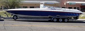 2000 42 FOUNTAIN LIGHTNING POWERBOAT