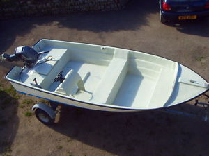 BOAT FISHING OPEN BOAT 14FTX5FT ARRAN MK2 YAMAHA 25HP AND TRAILER
