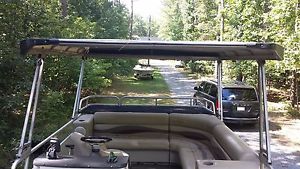 1990 Lowe pontoon boat 24 ft with 90 hp