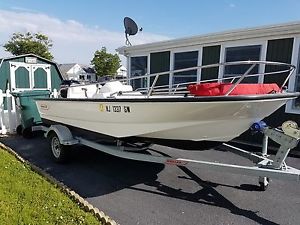Boston Whaler Sport 15 with 60 HP Mercury with 2016 brand new whaler trailer.
