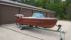 1961 15' Century Palomino Wood Boat not Chris Craft