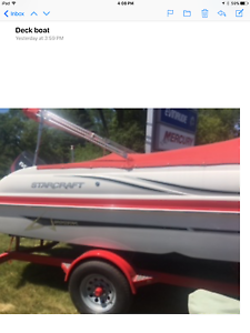 2016 Starcraft Deck boat 2000 limited
